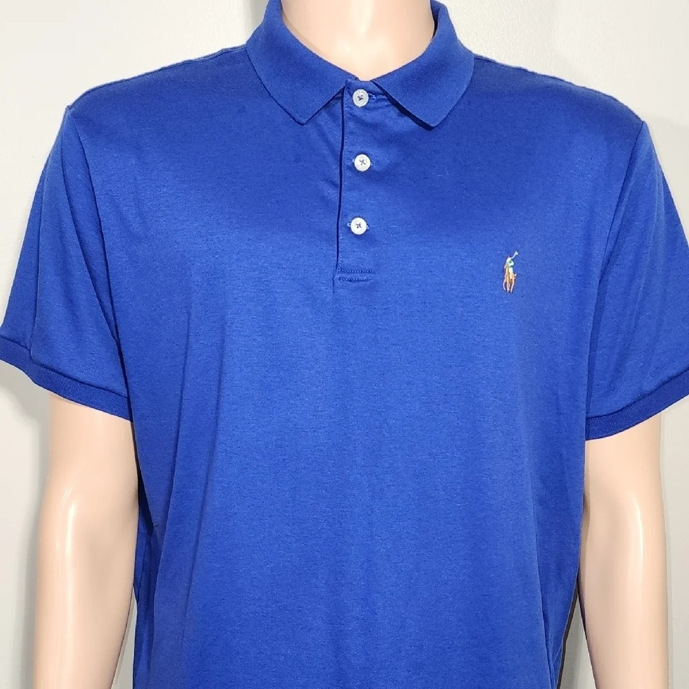 Polo by Ralph Lauren Men's Royal Blue Polo Shirt